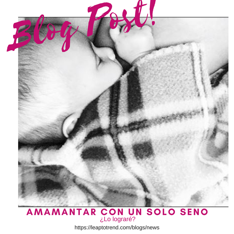 Amamantar cuando te trabaja un solo seno: ¿Lo lograré?