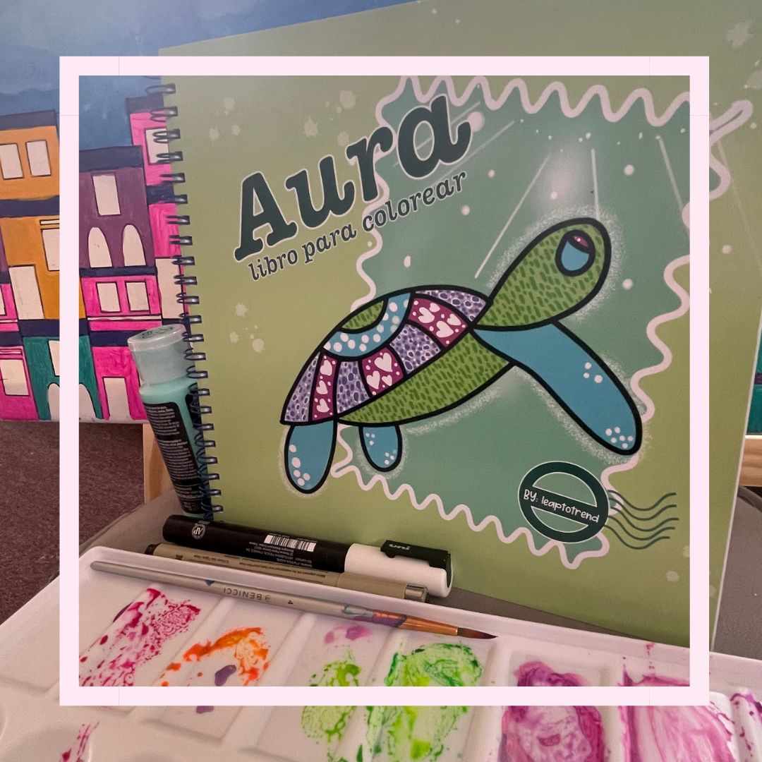 AURA COLORING BOOK: LIBRO PARA COLOREAR