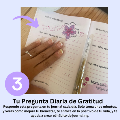 Gratitude Journal: Agradezco, dejo ir y fluyo