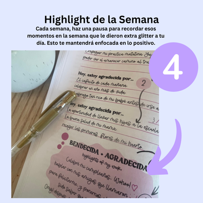 Gratitude Journal: Agradezco, dejo ir y fluyo