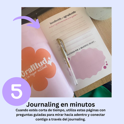 Gratitude Journal: Agradezco, dejo ir y fluyo