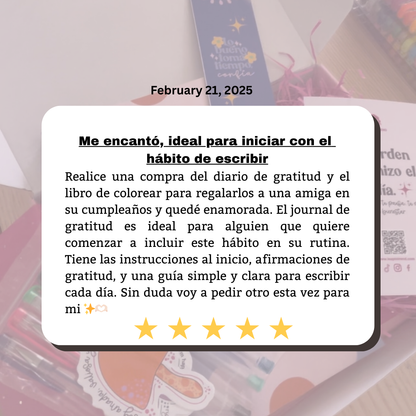 Gratitude Journal: Agradezco, dejo ir y fluyo