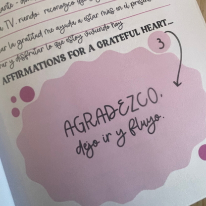 Gratitude Journal: Agradezco, dejo ir y fluyo