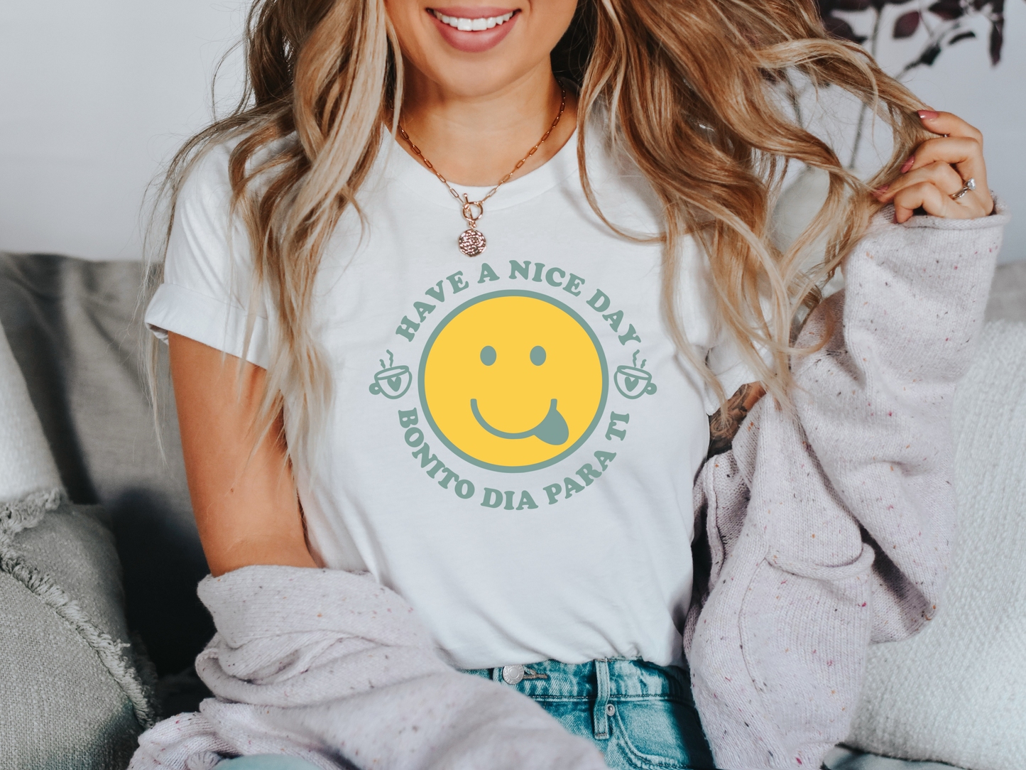 Have a nice day Happy Face Tshirt